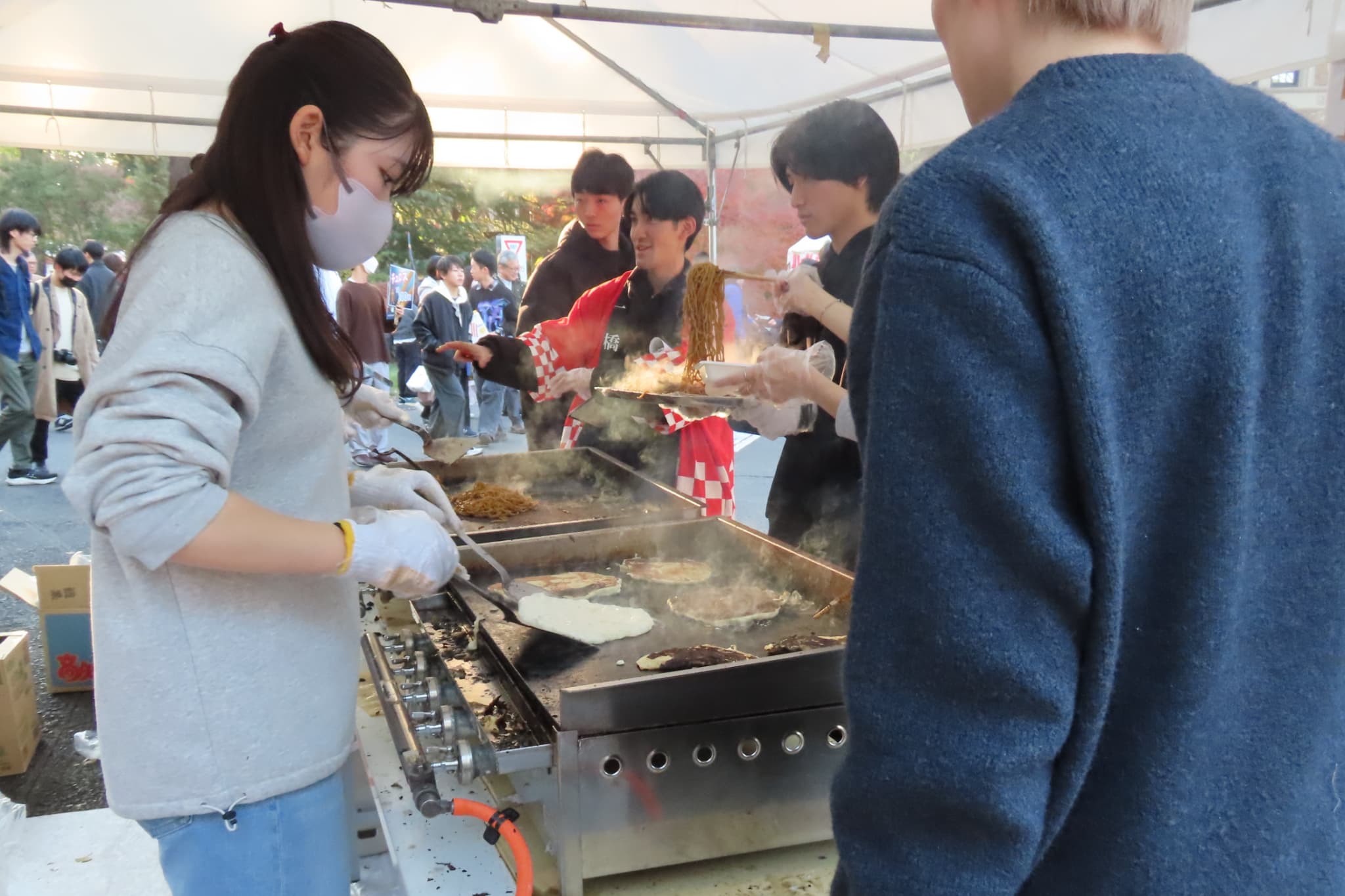 模擬店の様子